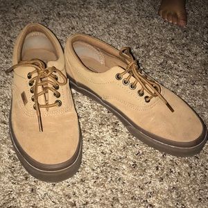 Tan Lace-up Shoes